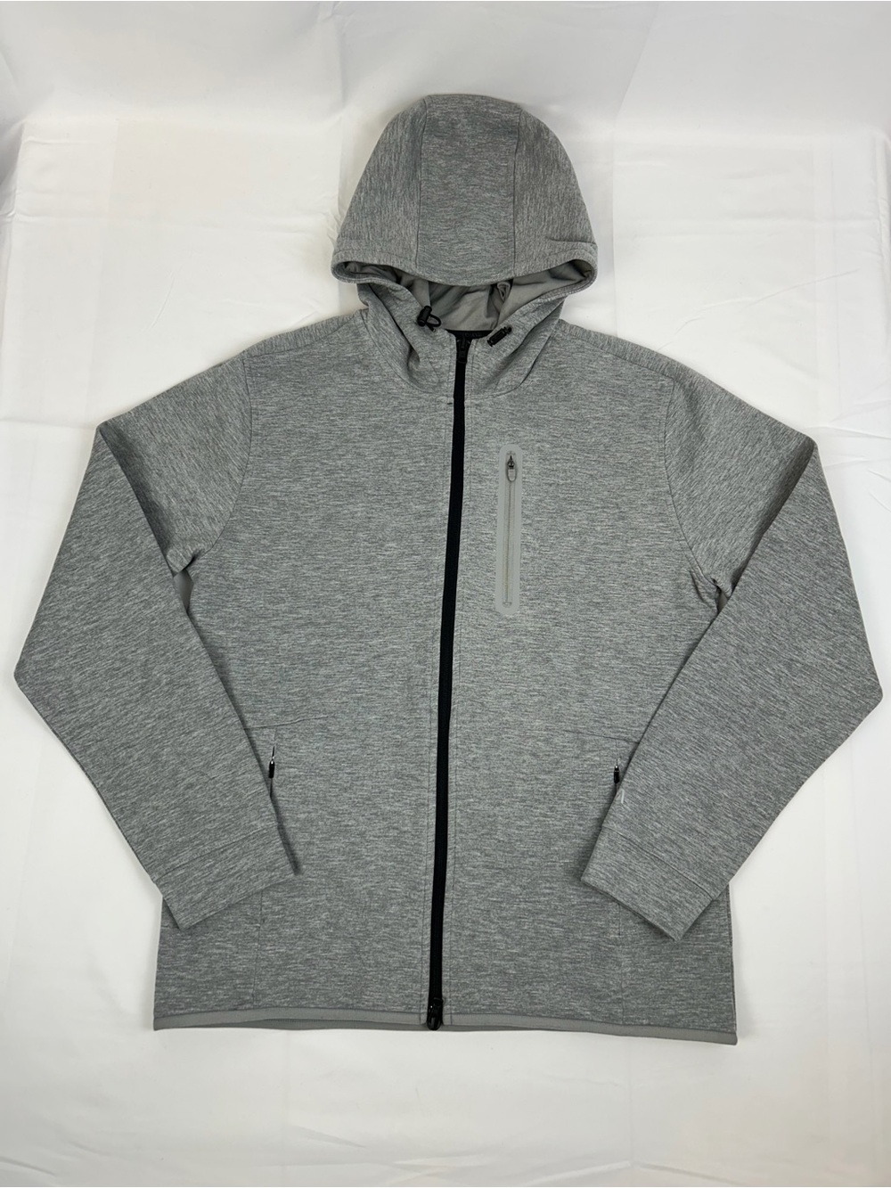 *NEW* VRST Athletic Performance Hoodie Full Zip Men's Small Grey